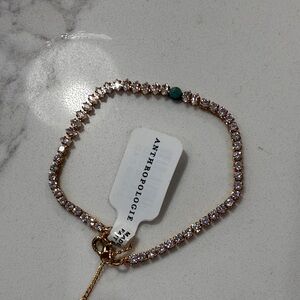 Anthropology tennis bracelet NWT